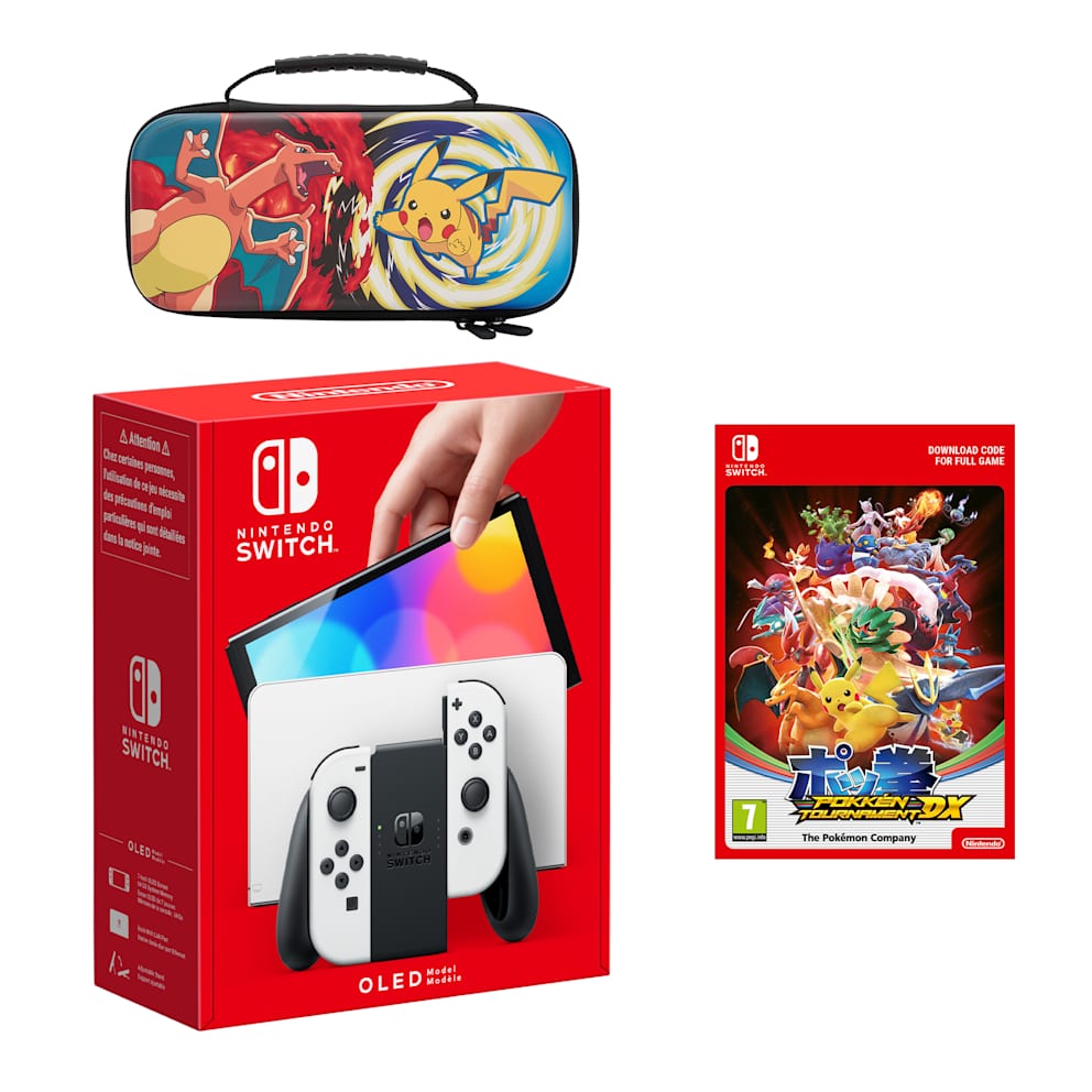 Nintendo Switch – OLED Model (White) Pokkén Tournament™ DX Pack