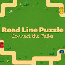 Road Line Puzzle: Connect the Paths