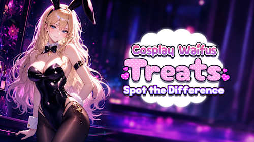 Cosplay Waifus Treats: Spot the Difference