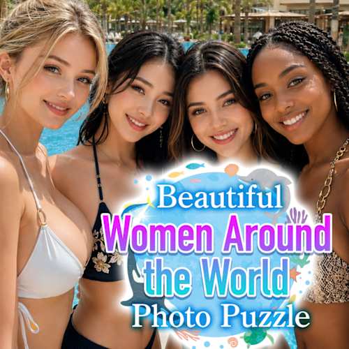 Copertina di Beautiful Women Around the World Photo Puzzle