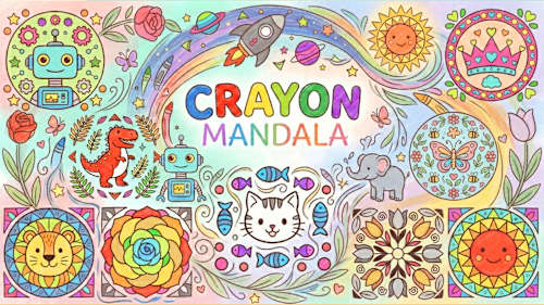 CRAYON MANDALA