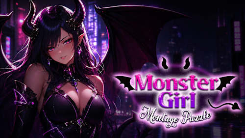 Copertina di Monster Girl Montage Puzzle