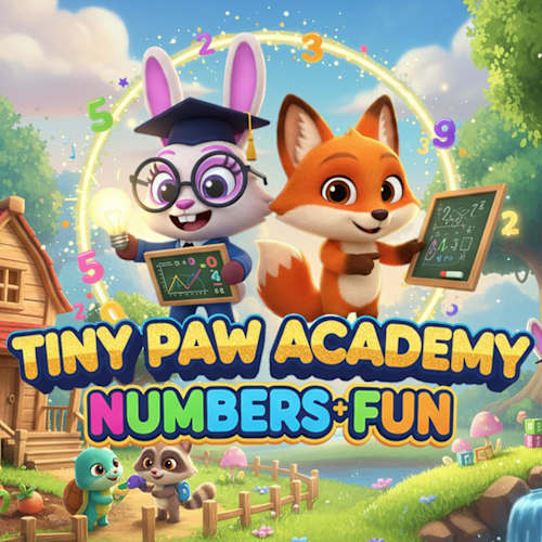 Okładka gry Tiny Paw Academy - Numbers + Fun na Nintendo Switch