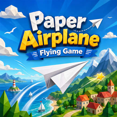Okładka gry Paper Airplane Flying Game na Nintendo Switch