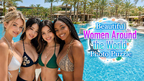 Copertina di Beautiful Women Around the World Photo Puzzle