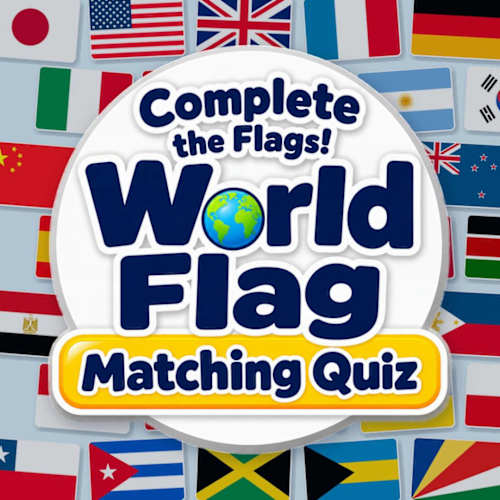 Copertina di Complete the Flags! World Flag Matching Quiz
