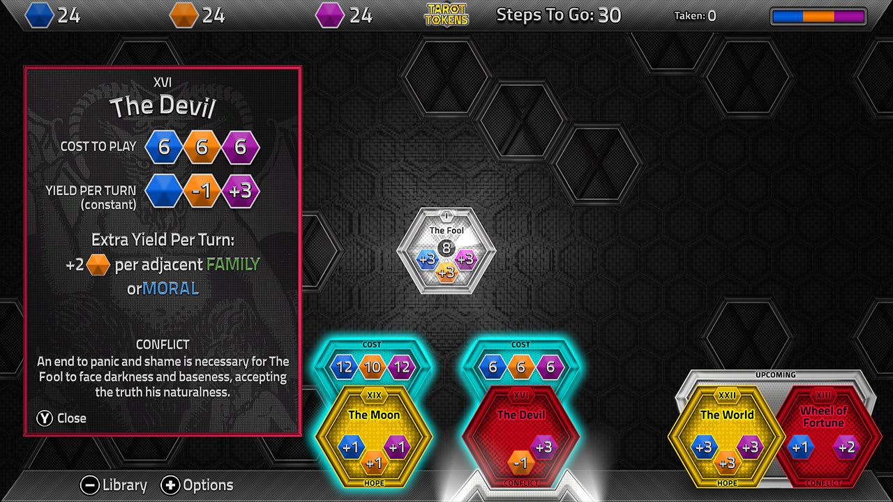 Tarot Tokens gameplay screenshot 1