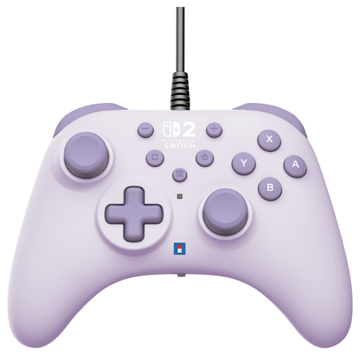 Mando HORIPAD Turbo (lavanda pastel) para Nintendo Switch 2