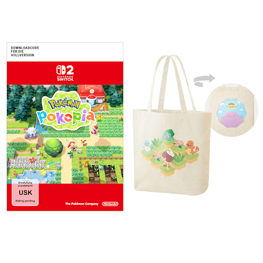 Pokémon Pokopia + Einkaufstasche