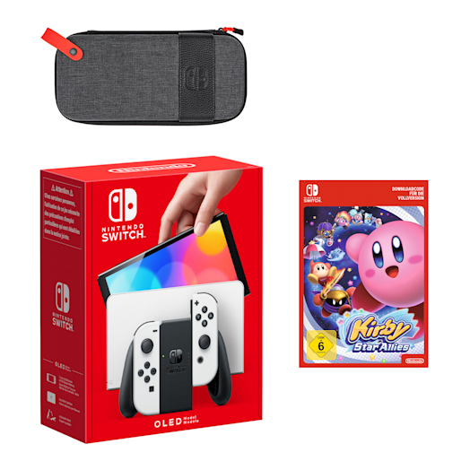 Nintendo Switch – OLED-Modell (Weiß) Kirby Star Allies Pack