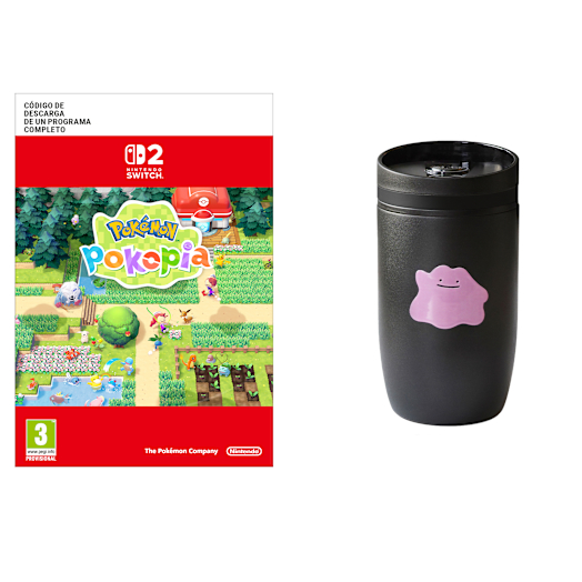 Nintendo Pokémon Pokopia + taza reutilizable