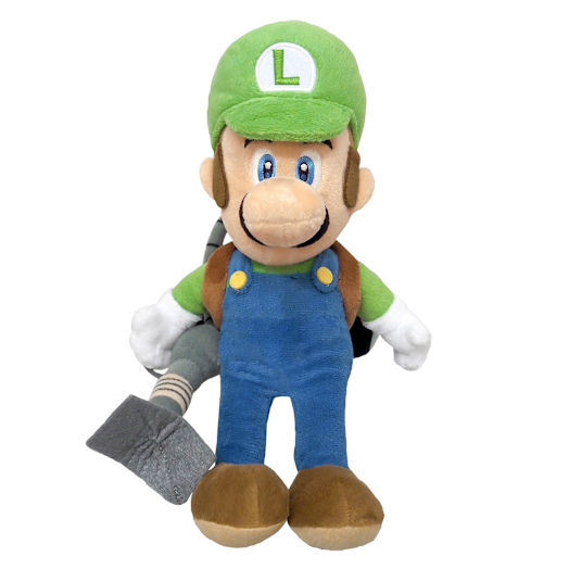 Plüschfigur „Luigi mit Schreckweg“ – Luigi's Mansion