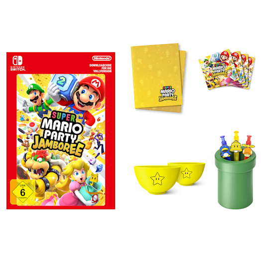 Super Mario Party Jamboree – Hausparty-Set + Super Mario-Röhre – Stifthalter