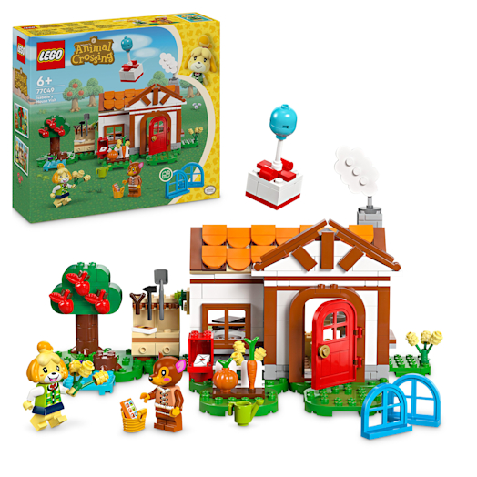 Girls Lego Animal Crossing Isabelle's House Visit (77049)