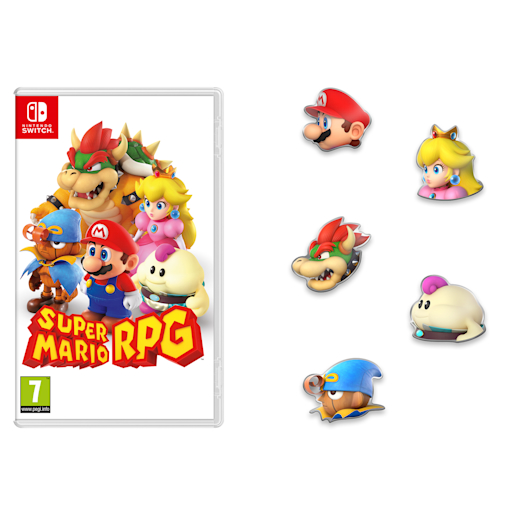 Super Mario RPG + Pin Set Bundle