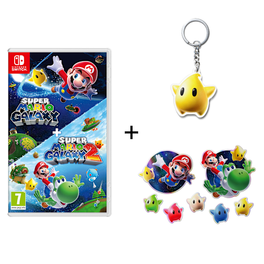 Nintendo Super Mario Galaxy + Super Mario Galaxy 2 ( Switch) Standard Traditional Chinese, German, Dutch, English, Spanish, French, Italian, Japanese, Korean, Portuguese Nintendo Switch