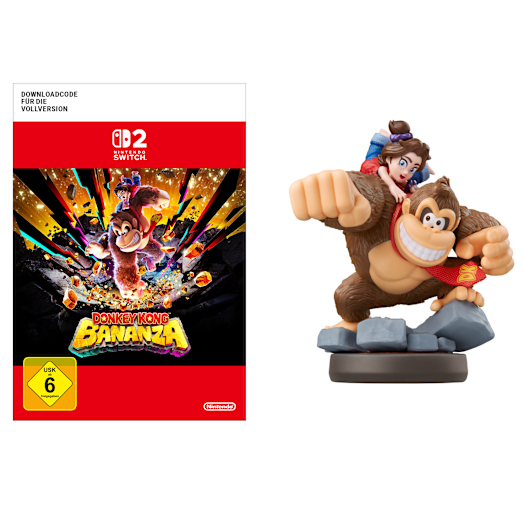 Donkey Kong Bananza + Donkey Kong & Pauline-amiibo (Donkey Kong Bananza Collection)