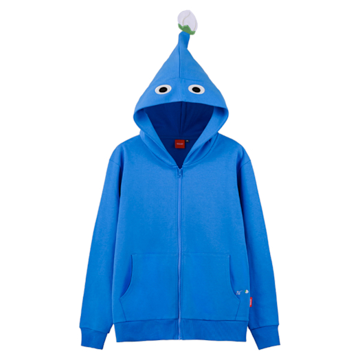 Blaues-Pikmin-Hoodie (für Erwachsene)