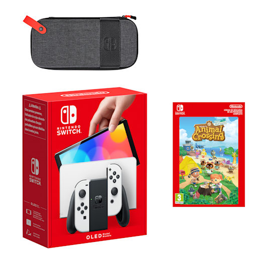 Pack Nintendo Switch – Modelo OLED (blanca) Animal Crossing: New Horizons