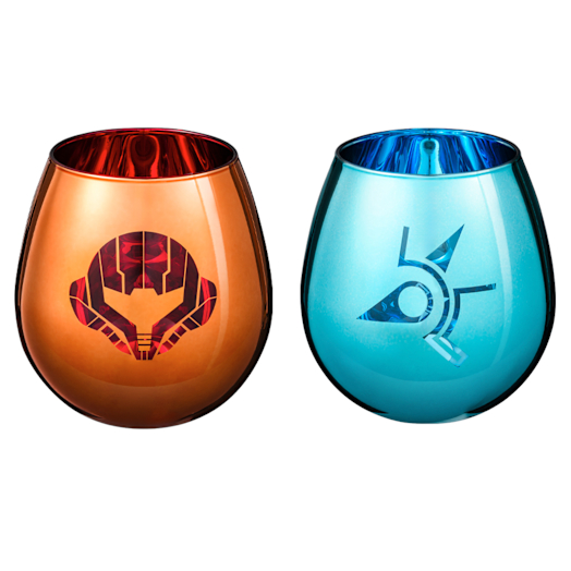 Nintendo Set de dos vasos de Metroid