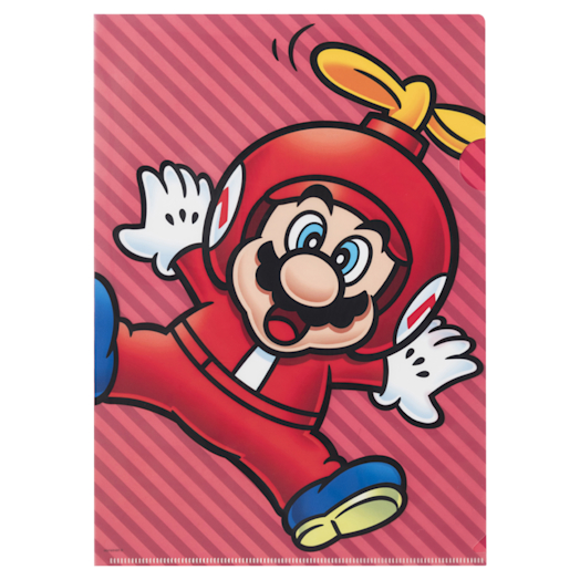 Super Mario-Power-Up – Ordner (Propeller-Mario, A4-Format, transparent)