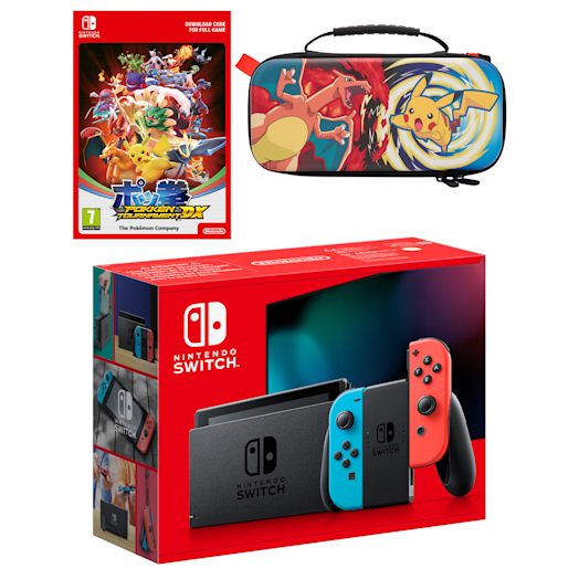Nintendo Switch (Neon Blue/Neon Red) Pokk&eacute;n Tournament&trade; DX Pack-303972