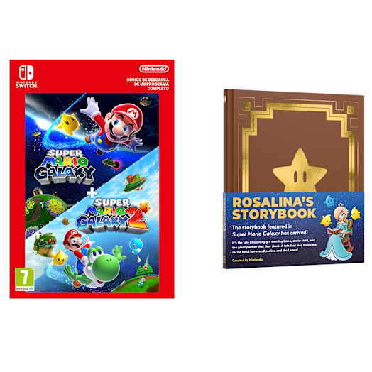 Nintendo Super Mario Galaxy + Super Mario Galaxy 2 + Rosalina's Storybook (Libro de Estela - Edición en inglés)