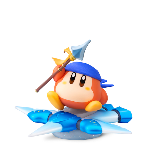 Nintendo amiibo de Waddle Dee pañuelo y estrella alada (Kirby Air Riders)