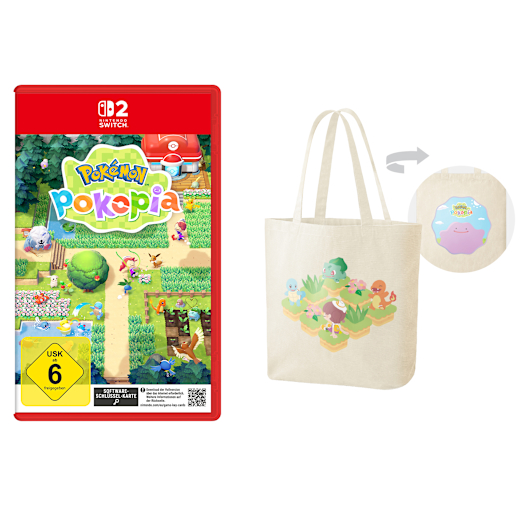 Pokémon Pokopia + Einkaufstasche