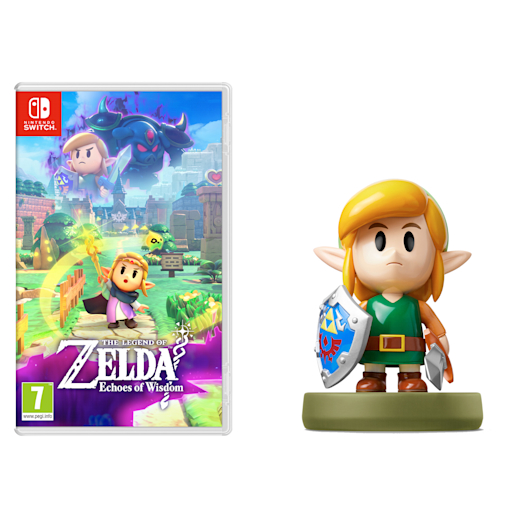 Nintendo The Legend of Zelda: Echoes of Wisdom + amiibo de Link (The Legend of Zelda: Link's Awakening Collection)
