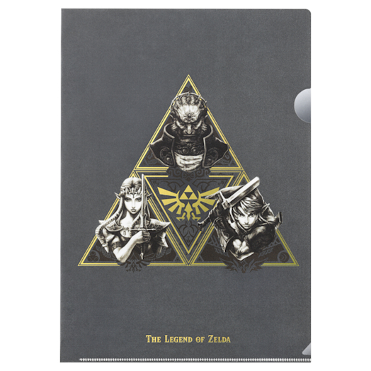 The Legend of Zelda Triforce – Ordner (A4-Format, transparent)