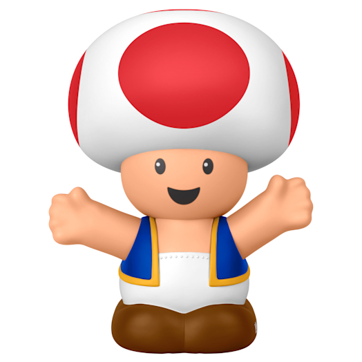 Nintendo Figura de Toad (My Mario) — Colección Little People de Fisher-Price
