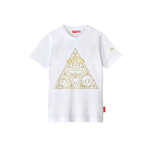 The Legend of Zelda-Triforce-T-Shirt (weiß) (für Kinder)