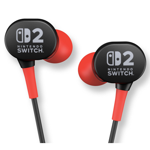 Thumbnail - Kabelgebundene Ohrhörer für Nintendo Switch 2 – Schwarz
