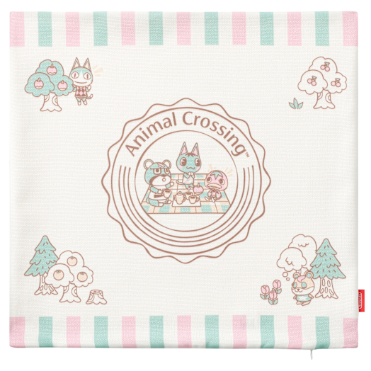 Animal Crossing-Kissenbezug (gestreift)
