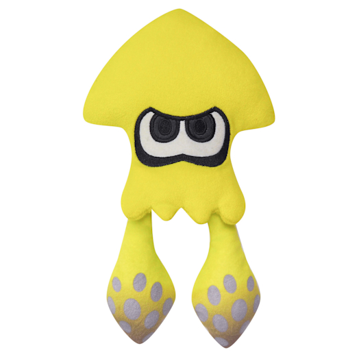 Plüschfigur „Inkling-Tintenfisch“ (Gelb) – Splatoon