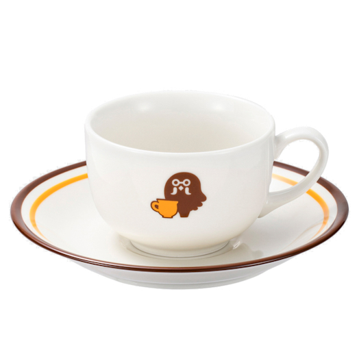 Animal Crossing-Tasse & -Untertasse (Café Taubenschlag)