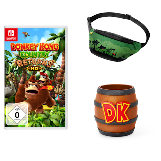Donkey Kong Country Returns HD-Abenteuer-Set