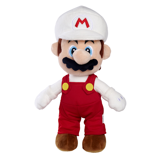Feuer-Mario-Plüschfigur, 30 cm