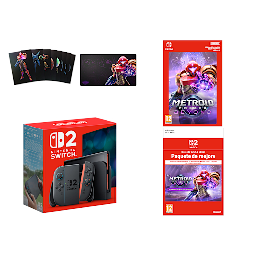 Nintendo Switch 2 + Pack «Poder cósmico» de Metroid Prime 4: Beyond – Nintendo Switch 2 Edition