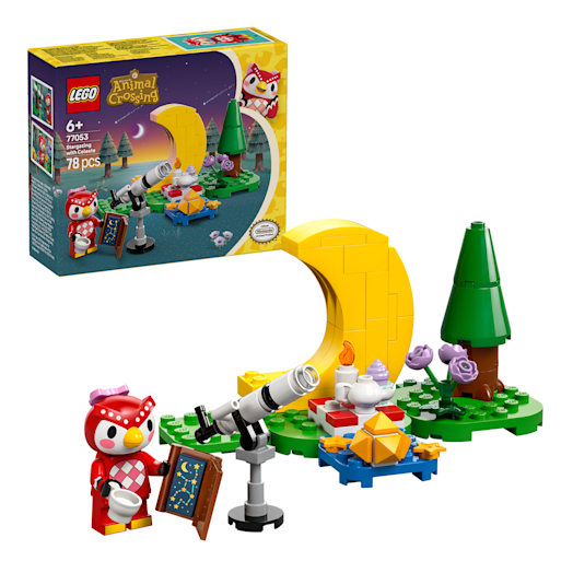 Girls Lego Animal Crossing Stargazing With Celeste (77053)
