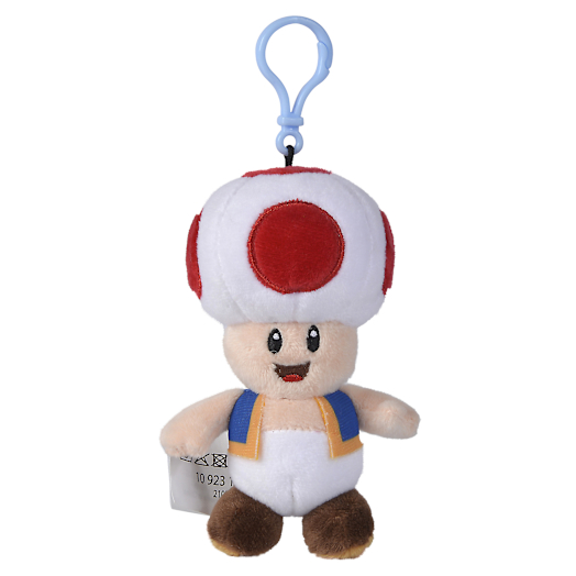 Toad Plush Keyring – Super Mario