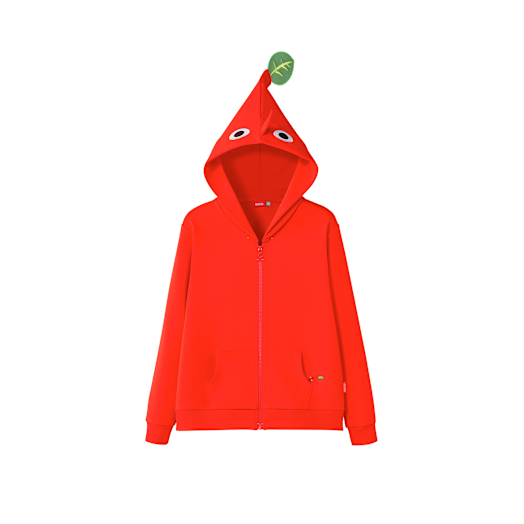 Rotes-Pikmin-Hoodie (für Kinder)