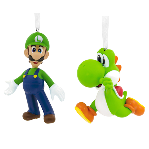 Festtagsdeko-Set mit Luigi und Yoshi