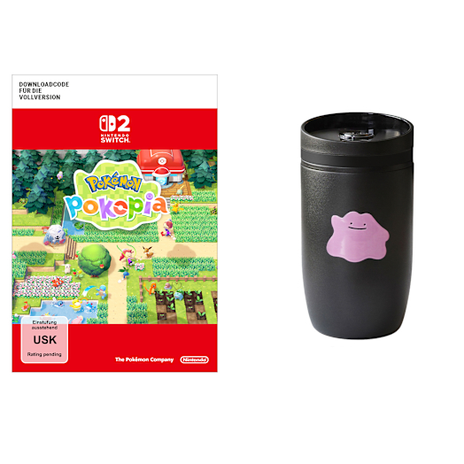 Pokémon Pokopia + wiederverwendbarer Becher