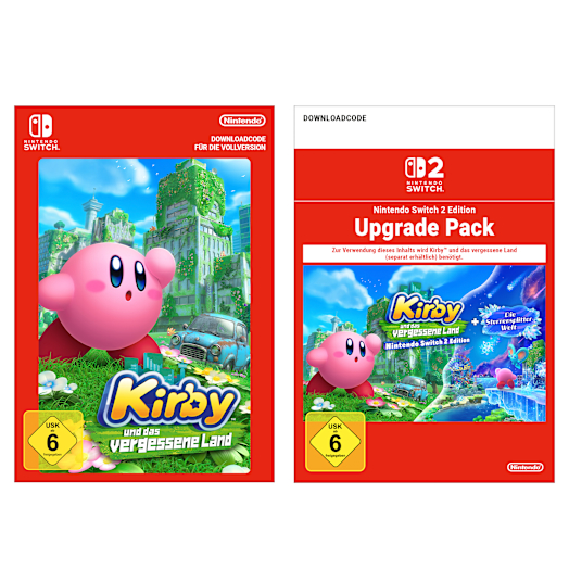 Kirby und das vergessene Land – Nintendo Switch 2 Edition + Die Sternensplitter-Welt (Set mit Digitalcode)