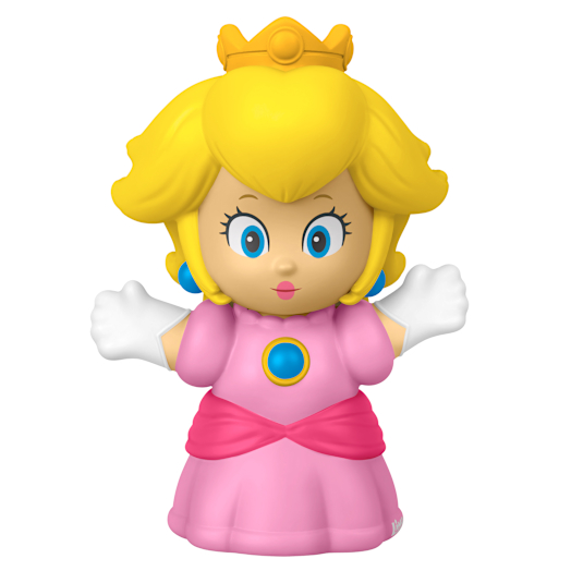 Nintendo Figura de la princesa Peach (My Mario) — Colección Little People de Fisher-Price