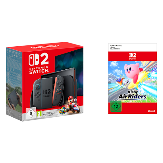 Nintendo Switch 2 + Mario Kart World + Kirby Air Riders