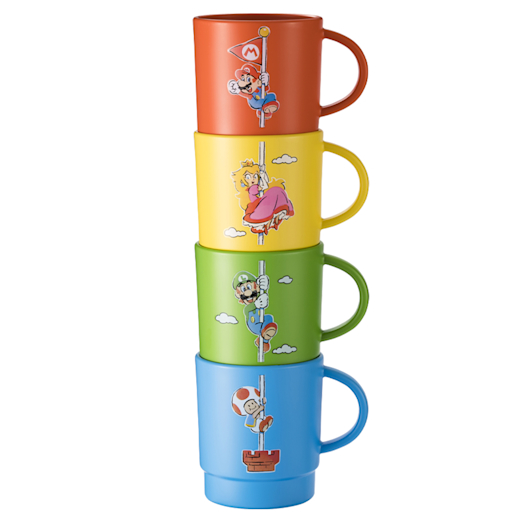 Super Mario-Familie – Tassenturm-Set