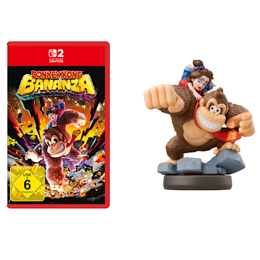 Donkey Kong Bananza + Donkey Kong & Pauline-amiibo (Donkey Kong Bananza Collection)